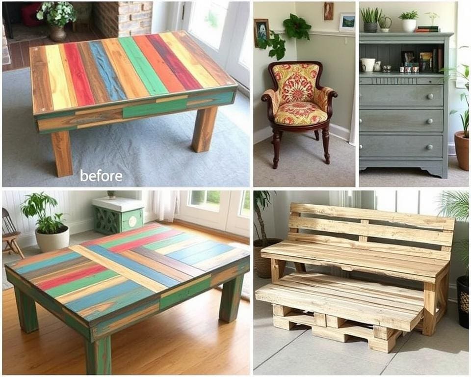 Upcycling-Projekte für alte Möbelstücke