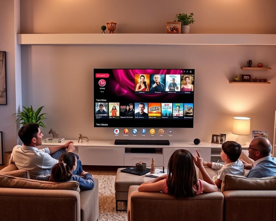 Vielfältige Streaming-Optionen für Familien unter LG Smart TV Modellen