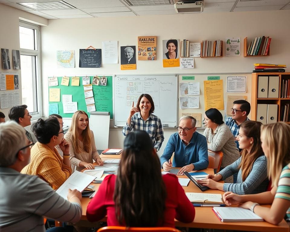 Volkshochschullehrer: Wissen in Kursen vermitteln