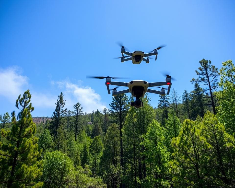 Waldbrandprävention mit Drohnentechnologie