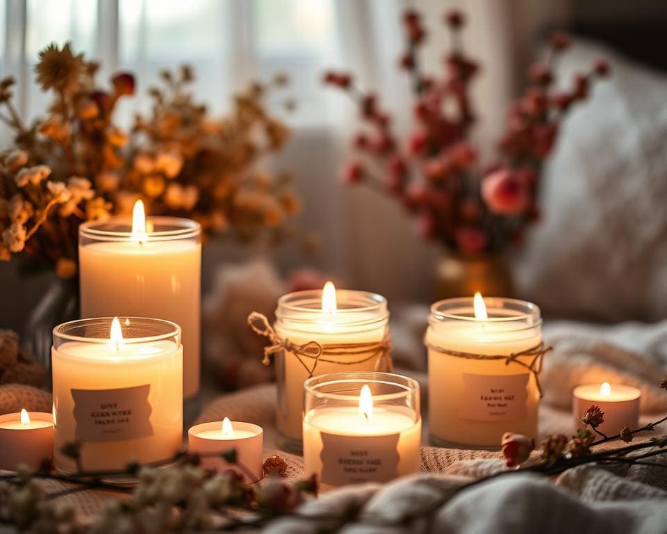DIY-Duftkerzen für romantische Abende