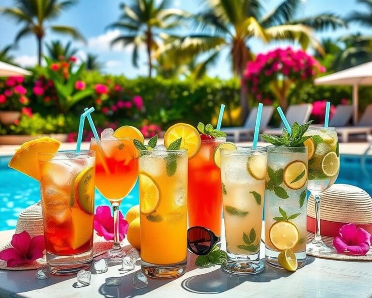 Die besten Drinks für heiße Sommertage