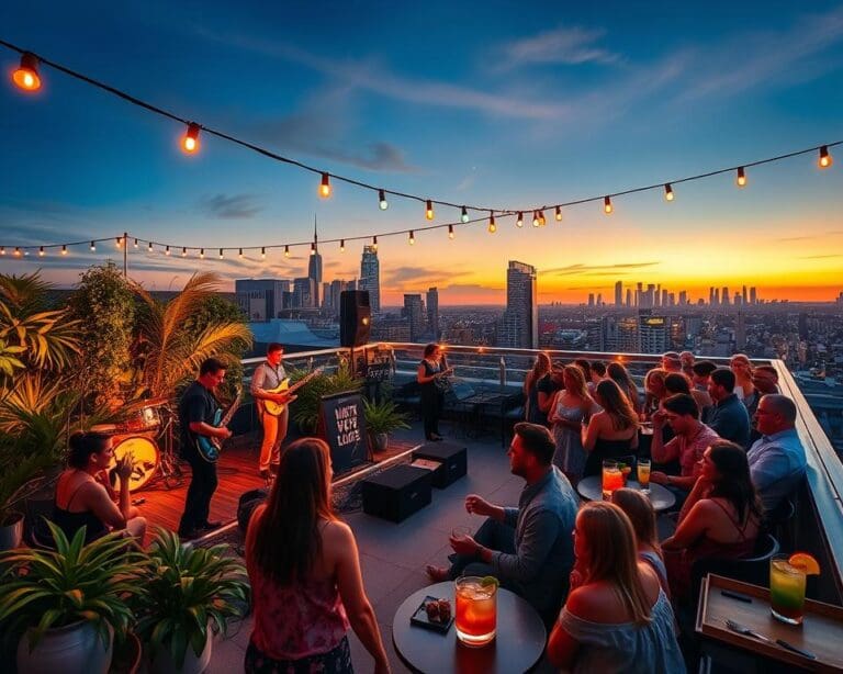 Die schönsten Rooftop-Spots für Livemusik-Abende