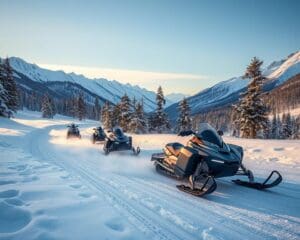 Elektro-Schneemobile für Wintersport ohne Emissionen