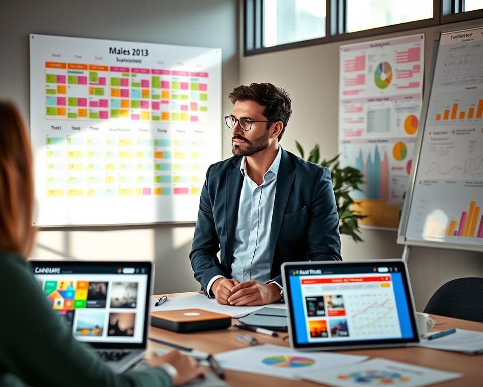 Eventmanager während der Planung