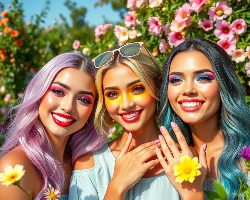 Farbenfroh und lebendig: Beauty-Trends für Frühling/Sommer 2025