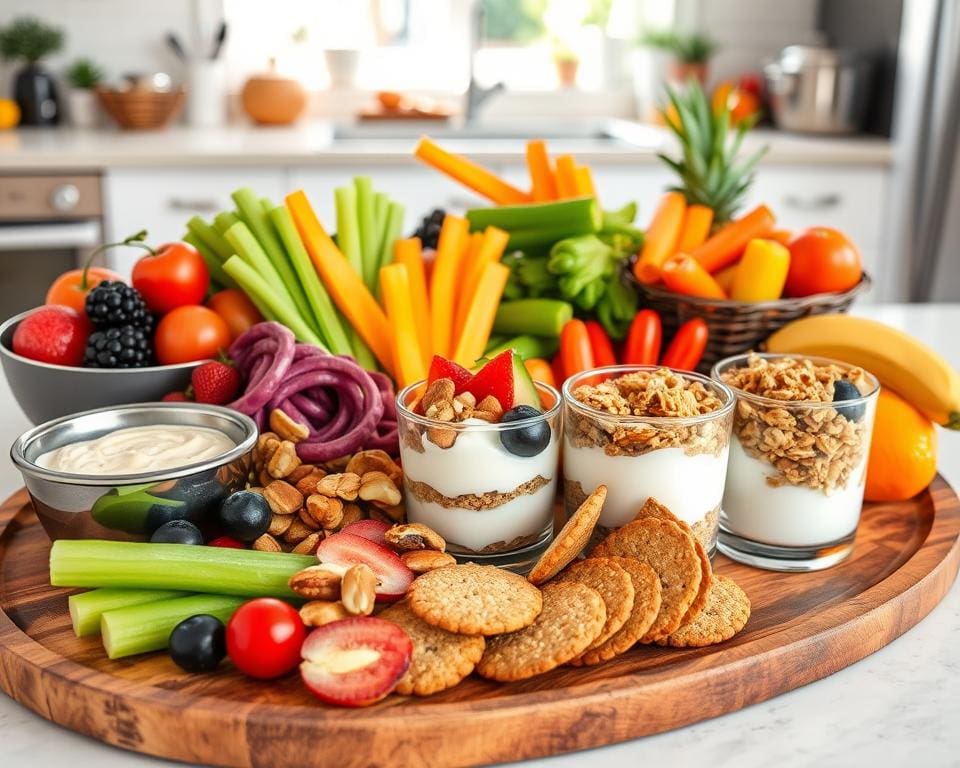 Gesunde Snacks für jede Tageszeit