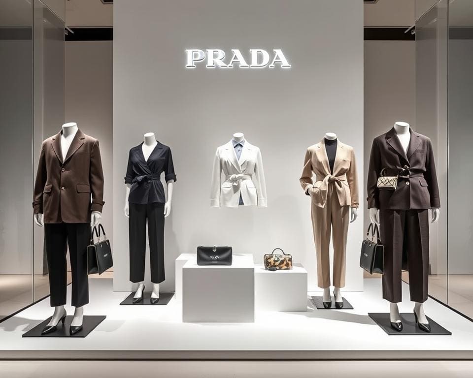 Minimalistische Mode von Prada