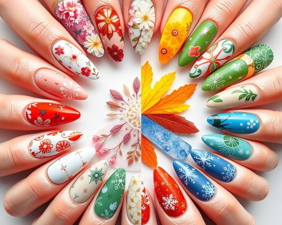 Nageldesigns für jede Jahreszeit
