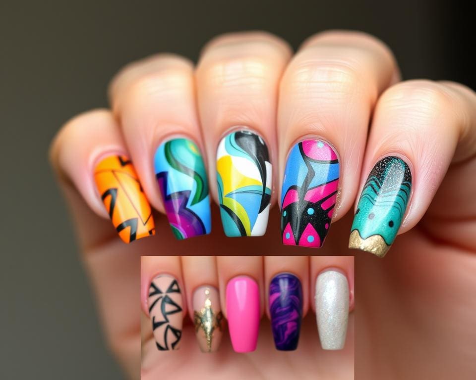 Nageldesigns mit innovativen Techniken