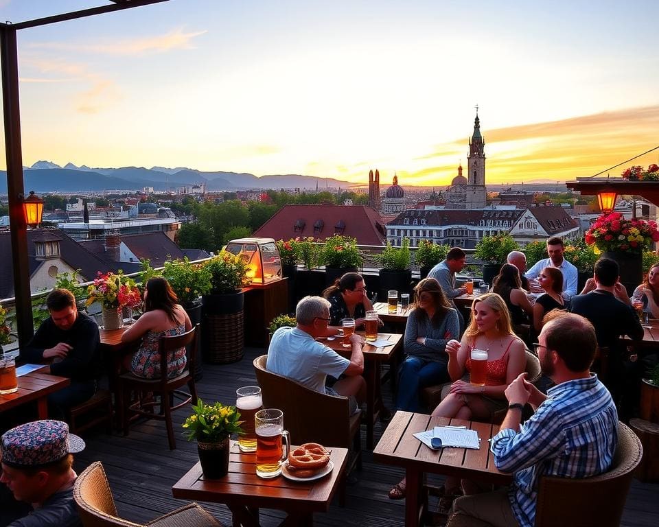 Rooftop-Bars München mit bayrischem Charakter