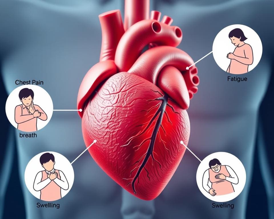 Symptome von Herzerkrankungen