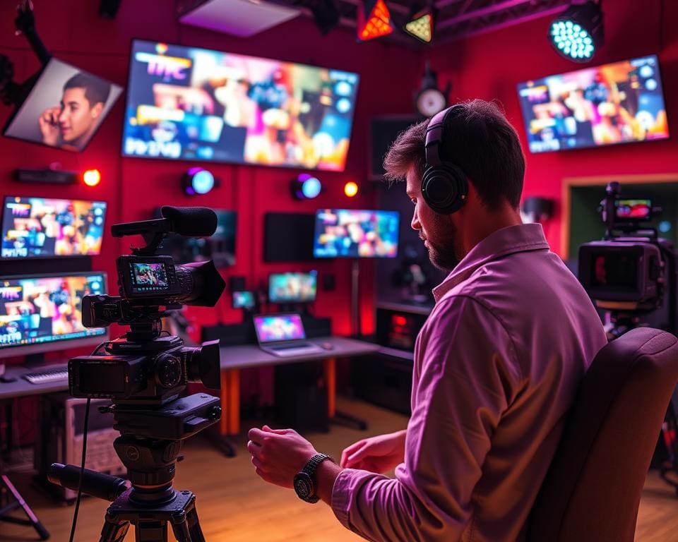 Videotechniker kreative Inhalte Content Creation
