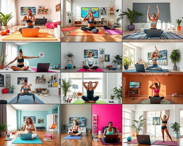 Virtuelle Fitnesskurse im Vergleich