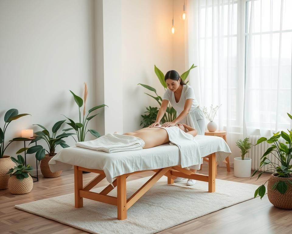 Wellnessmassage für Energie