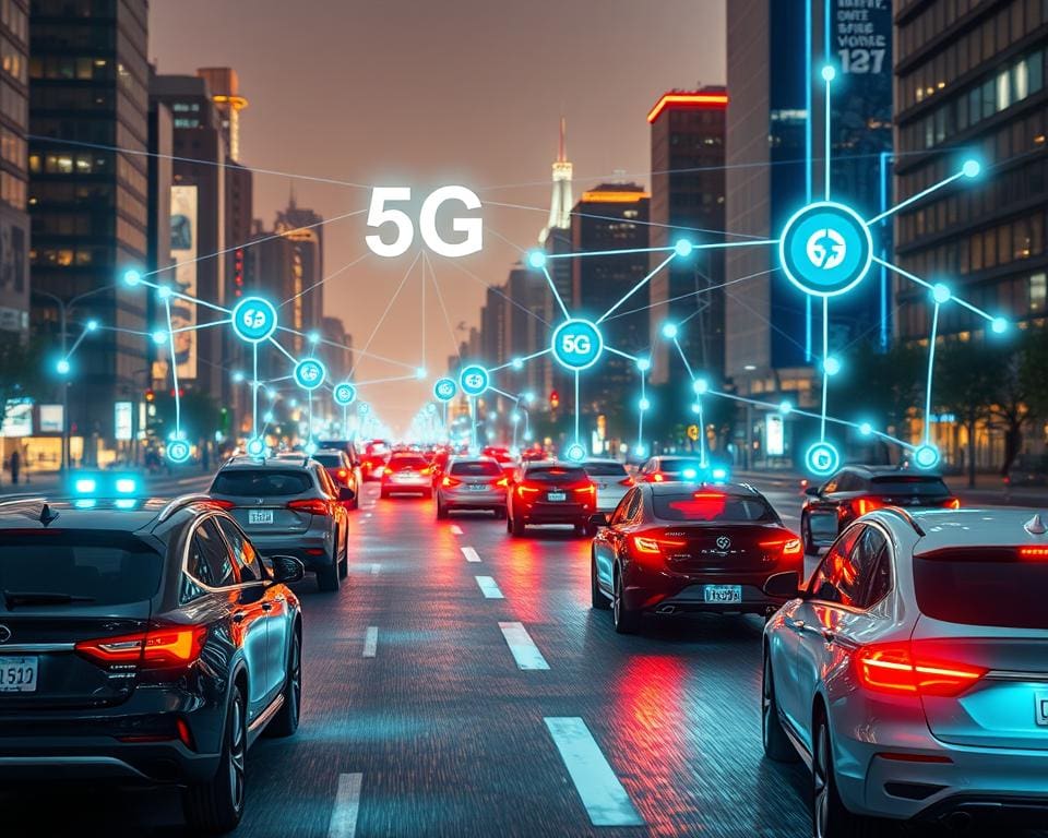 Wie verbessert 5G die Kommunikation zwischen Fahrzeugen?