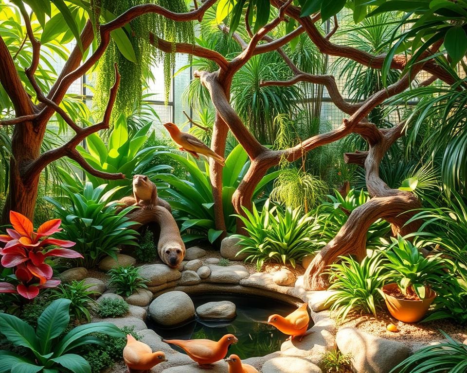 artgerechter Lebensraum für exotische Haustiere
