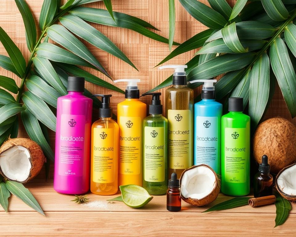 pflanzliche Haarpflegeprodukte