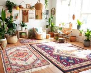 Teppiche im Boho-Design für kreative Akzente