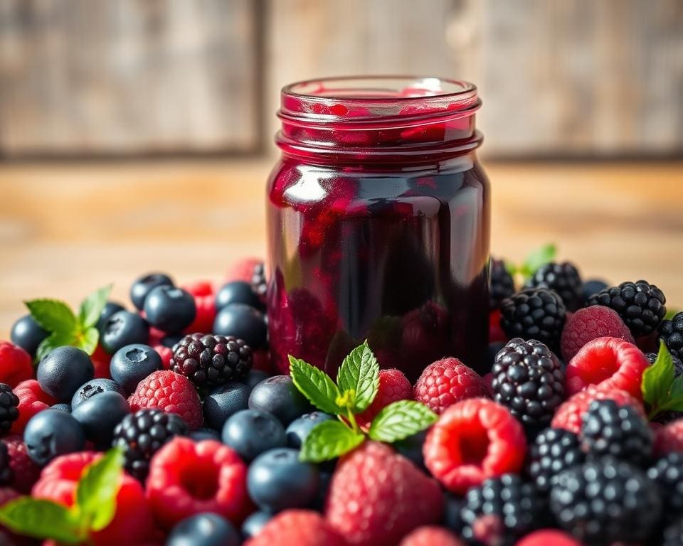 Waldfruchtmarmelade ohne Zucker – Vitalität im Glas