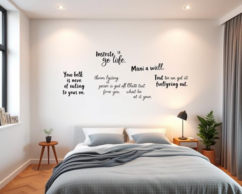 moderne Wandtattoos Schlafzimmer