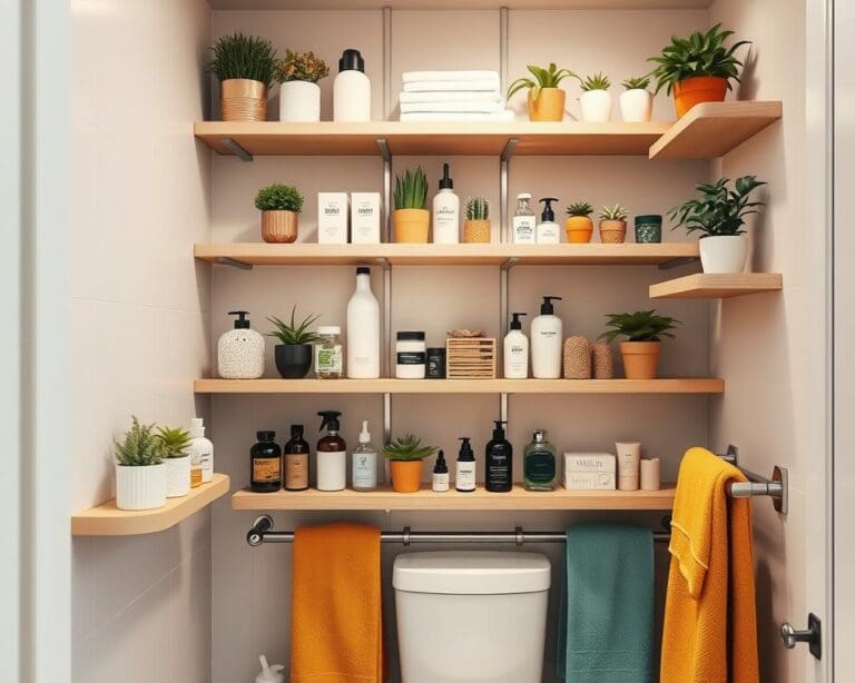 Multifunktionale Badregale für kleine Badezimmer