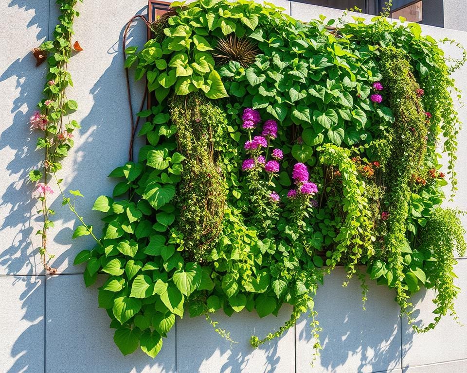 Pflanzen für vertikale Gärten