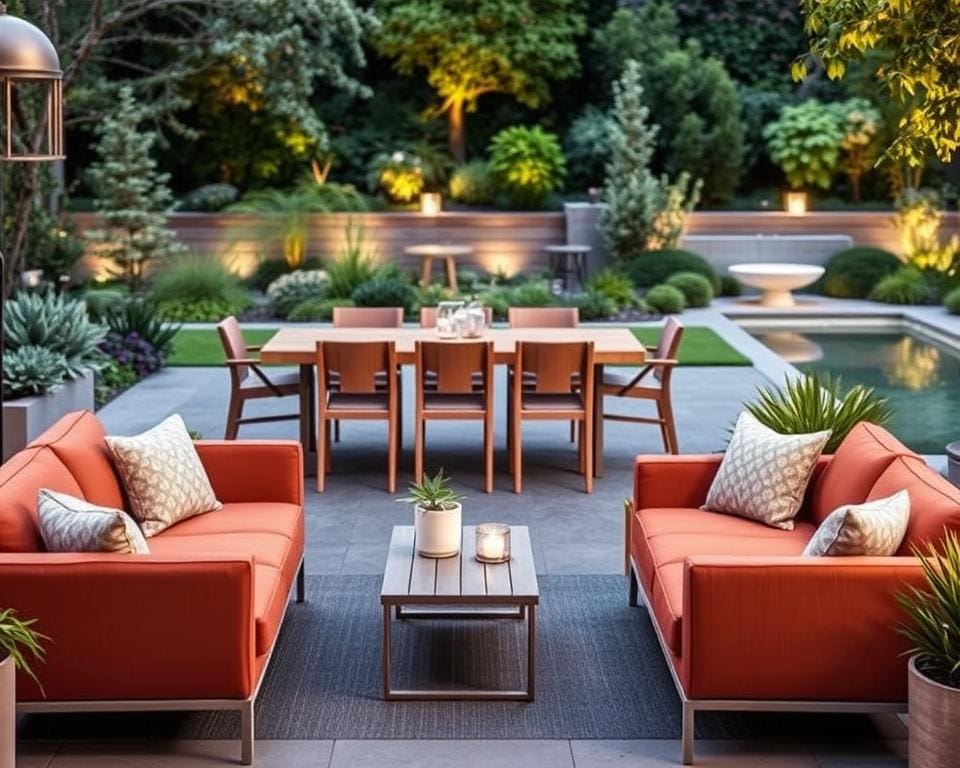 Trendfarben für Outdoor-Möbel