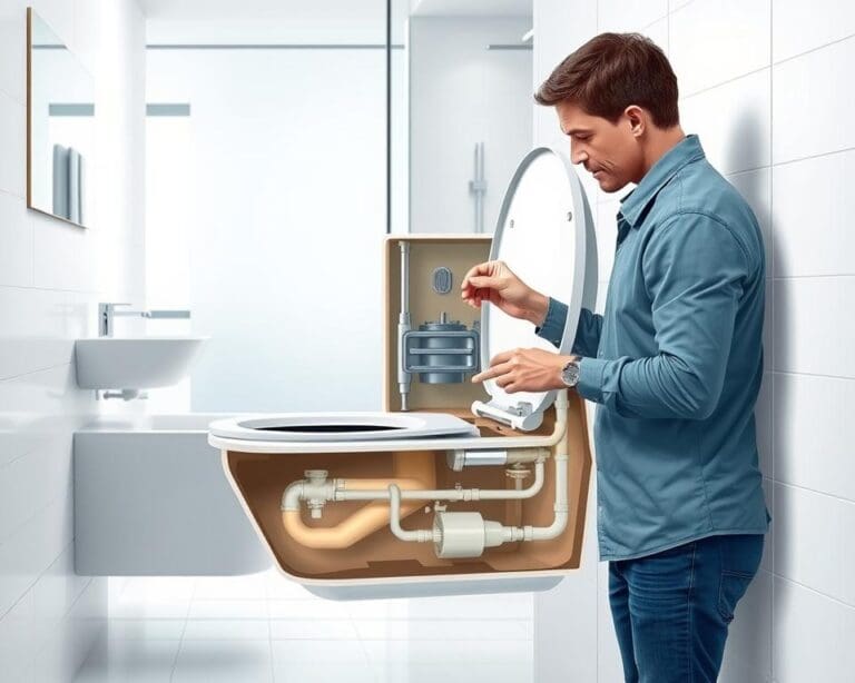 Wie funktioniert die Spülung bei einem Wand-WC?