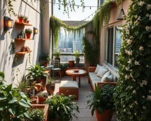 Wie gestaltest du eine Terrasse mit wenig Platz?