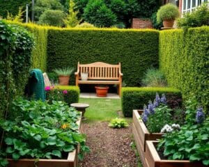 Wie gestaltest du einen kleinen Garten effektiv?