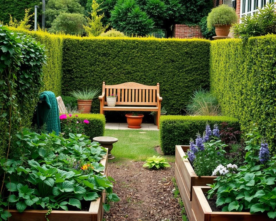 Wie gestaltest du einen kleinen Garten effektiv?