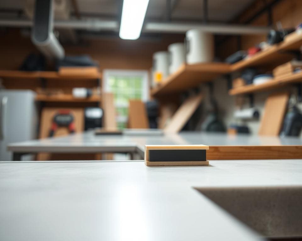 Wie helfen Abstandshalter bei der Montage von Arbeitsplatten?