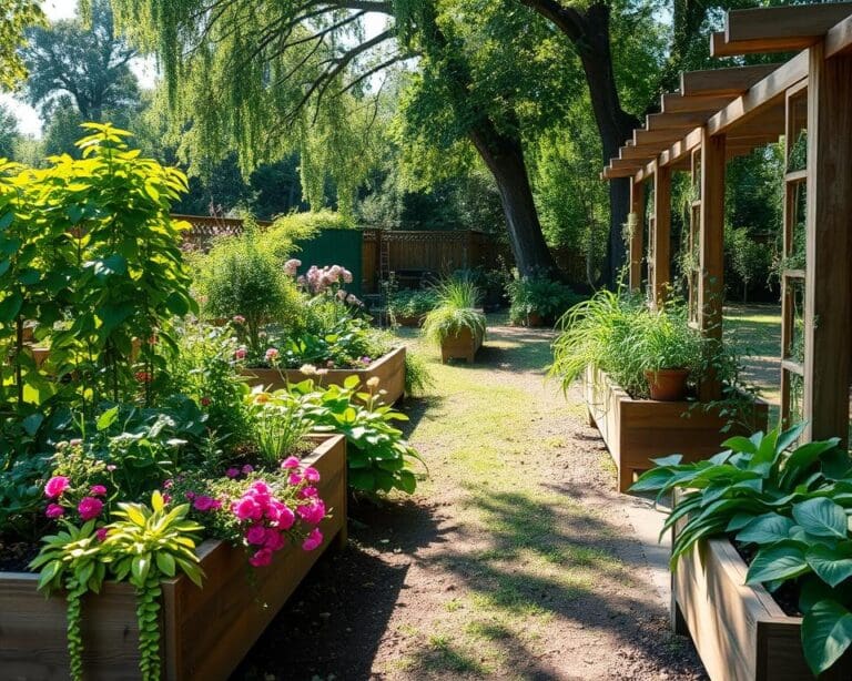 Wie pflegst du deinen Garten ohne viel Aufwand?