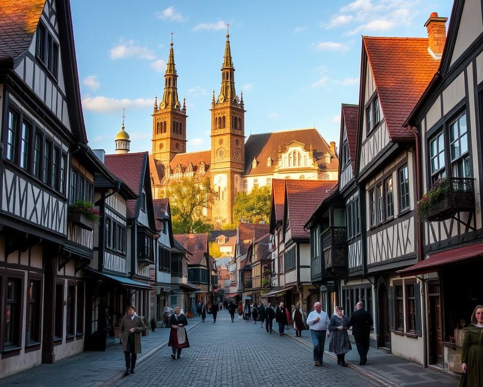 Wie wohnt man historisch in Meißen?