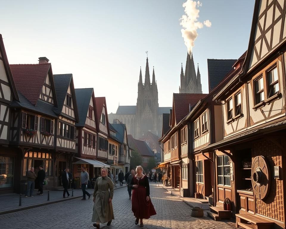 Wie wohnt man historisch in Meißen?