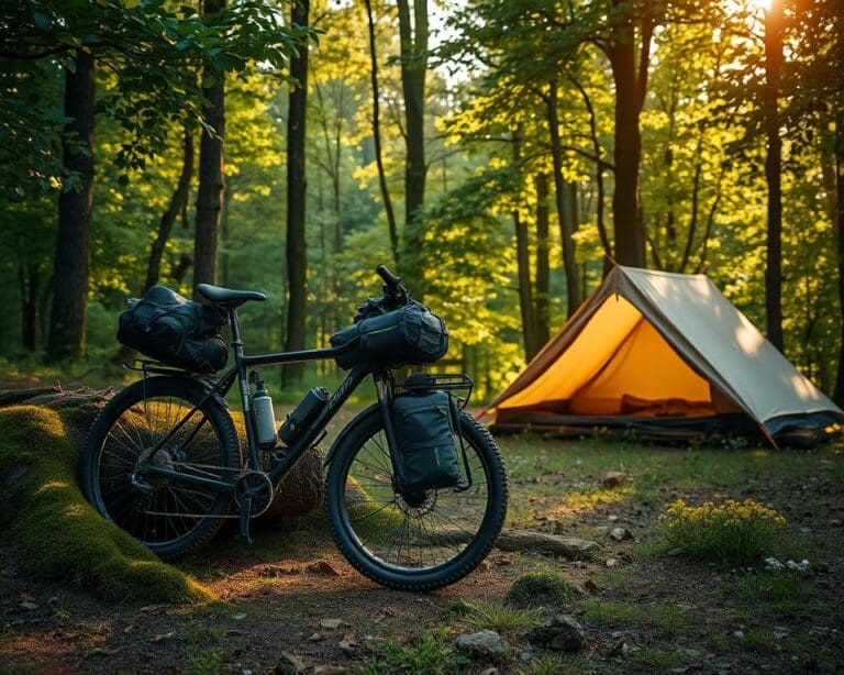 Was muss man beim Wildzelten mit dem Rad beachten?