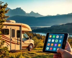 Welche Apps helfen beim Reisen mit dem Wohnwagen?