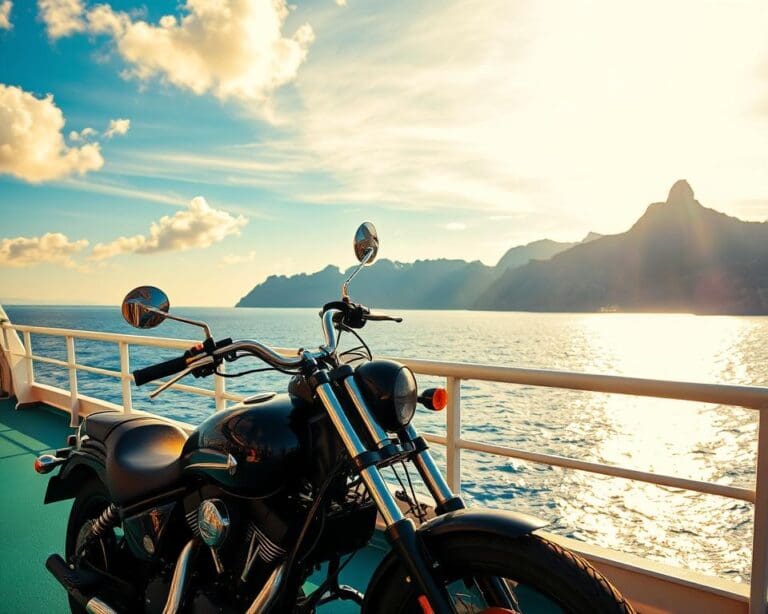 Wie kommt man mit Motorrad und Fähre nach Sardinien?