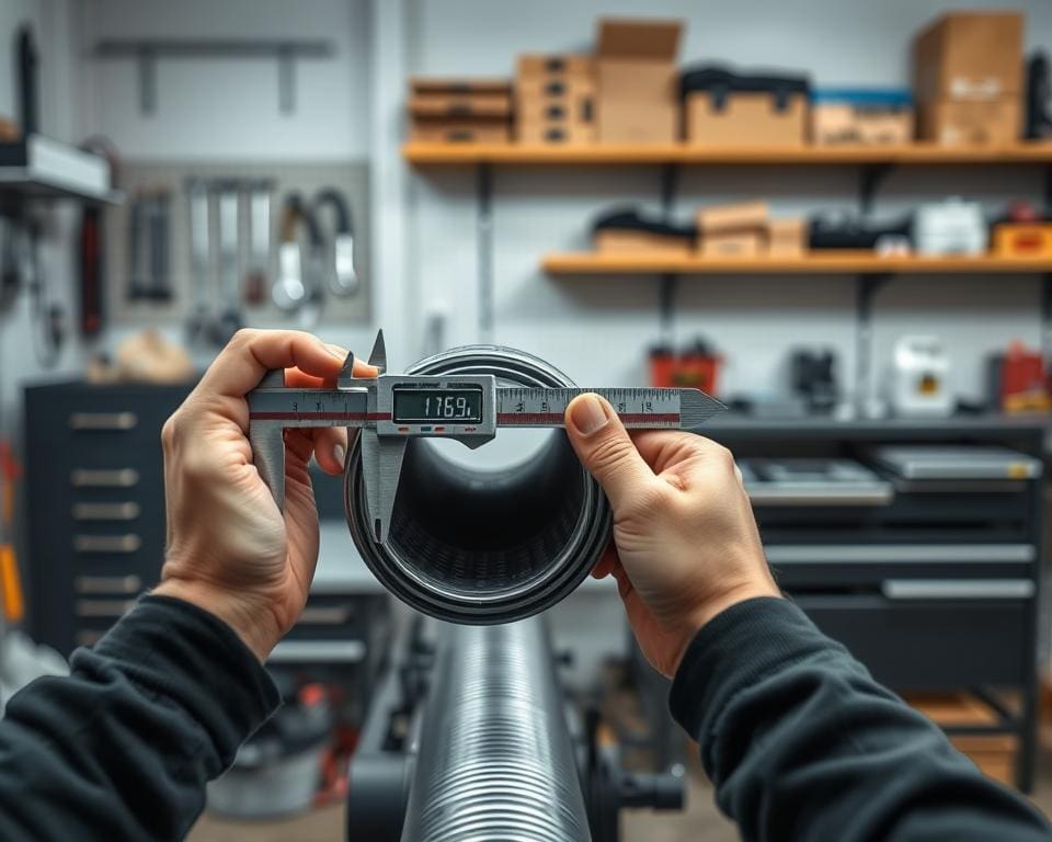 richtige Methode Rohrdurchmesser messen