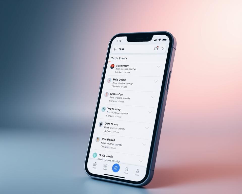 Welche App organisiert Aufgaben und Kalender?