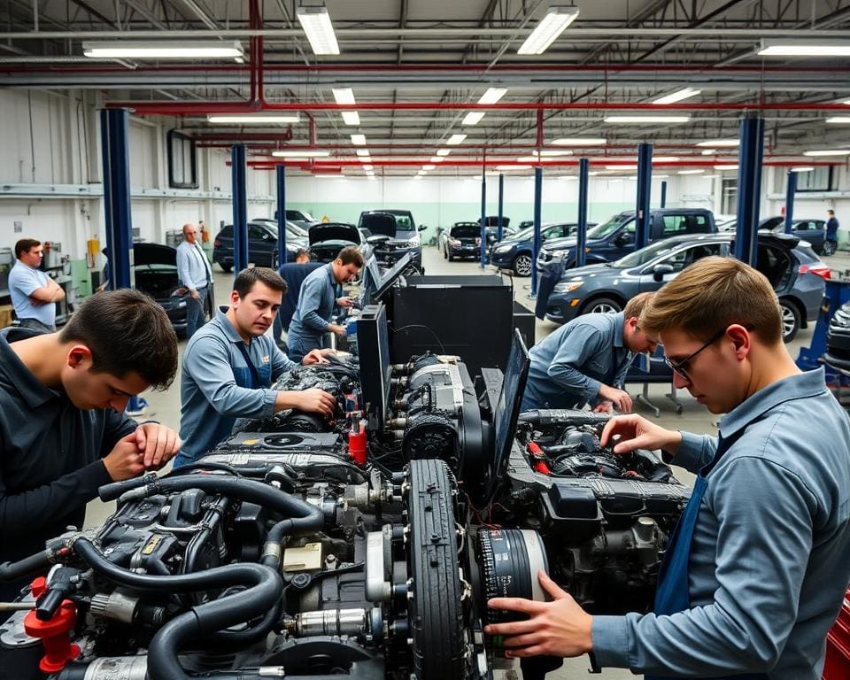 Ausbildung in der Automobilindustrie