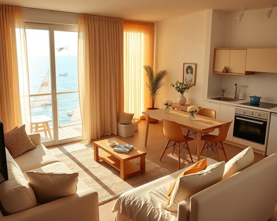 Ferienwohnung mit Meerblick