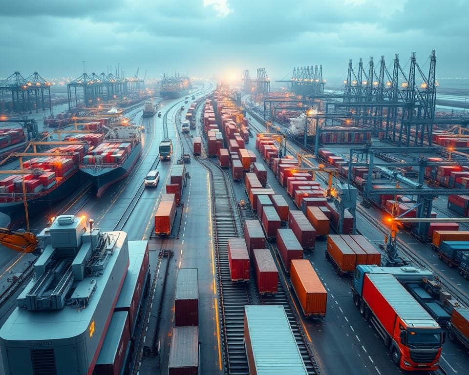 Logistikdienstleistungen für globale Lieferketten