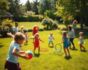 Outdoor-Spielideen für Familien im Garten