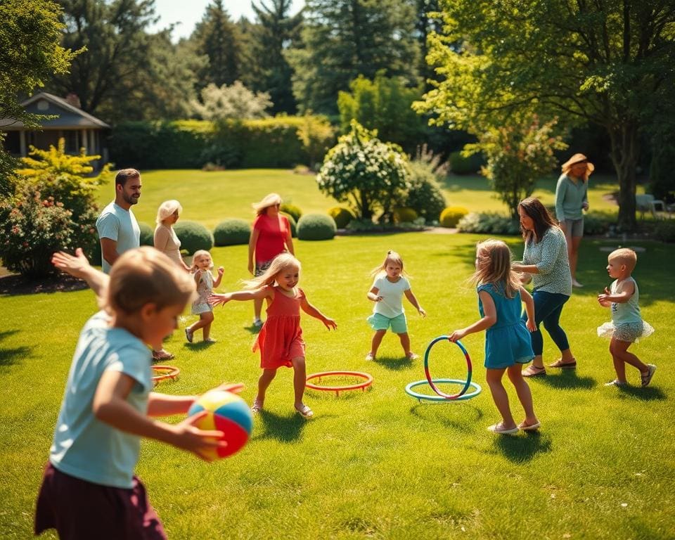 Outdoor-Spielideen für Familien im Garten
