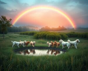 Was bedeutet die Hunde Regenbogenbrücke?