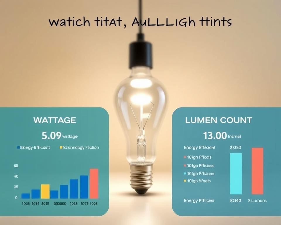 Watt und Lumenzahl für optimale Beleuchtung