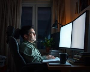 Was hilft bei langen Stunden vor dem Computer?