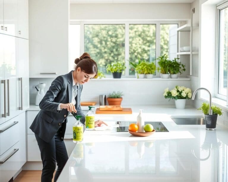 Wie hältst du deine Küche hygienisch sauber?